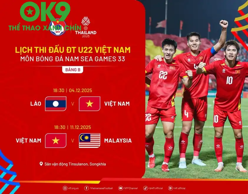 U22 Việt Nam sắp bước vào chiến dịch SEA Games cực kỳ quan trọng. (Ảnh: VFF)
